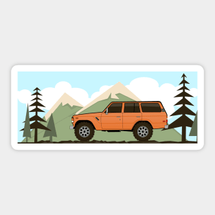 Fj60 Land Cruiser retro Sticker